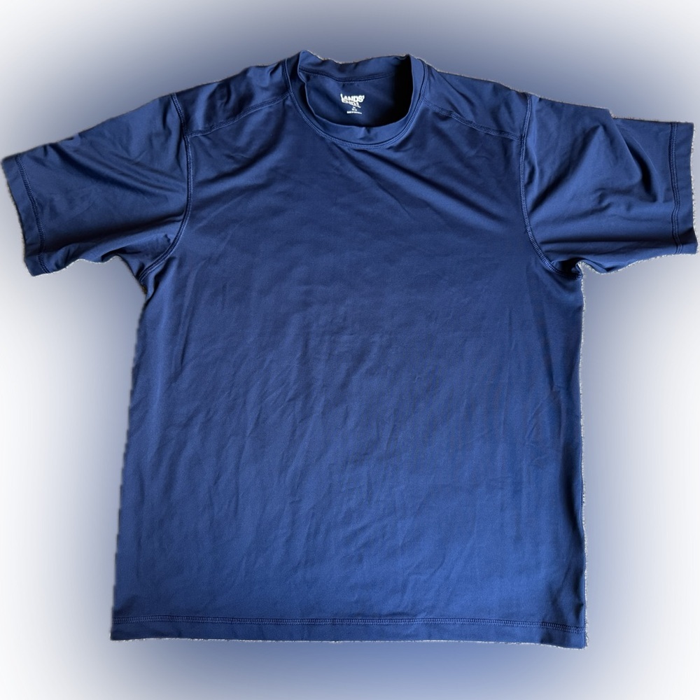 Lands' End Navy Rashguard M